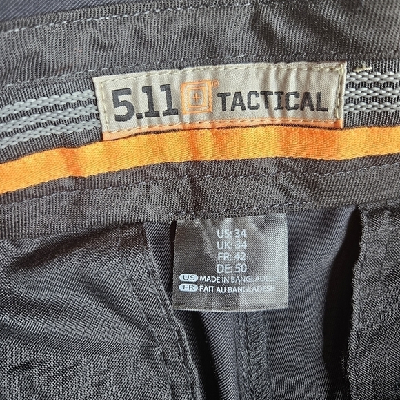 5.11 Tactical Class A Flex-tac Poly/Wool Twill Unhemmed Pant Waist 34 - Picture 6 of 9